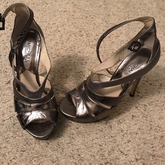 michael kors pewter shoes